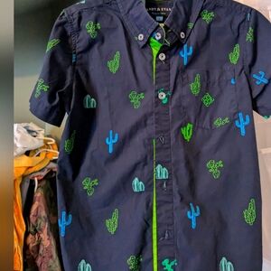 Little boys button up shirt